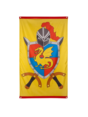 Bandera poliéster Caballeros y Dragones
