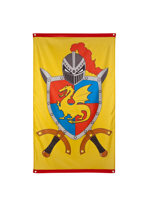 Bandera poliéster Caballeros y Dragones