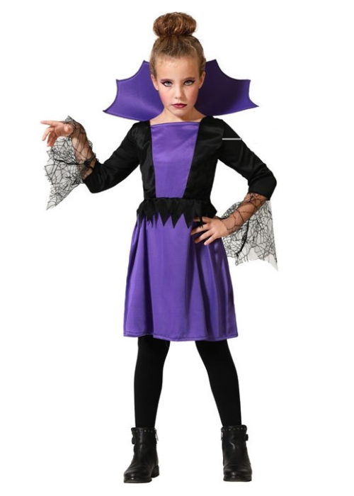 Disfraz de Vampiresa Araña para Niña - Disfraces Halloween Vampiros