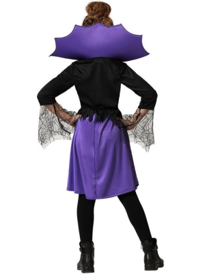 Disfraz de Vampiresa Aracnida Morada Niña - Disfraces de Vampiresas y Goticas para Niñas