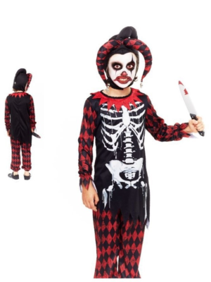 Disfraz de Arlequin Esqueleto Infantil