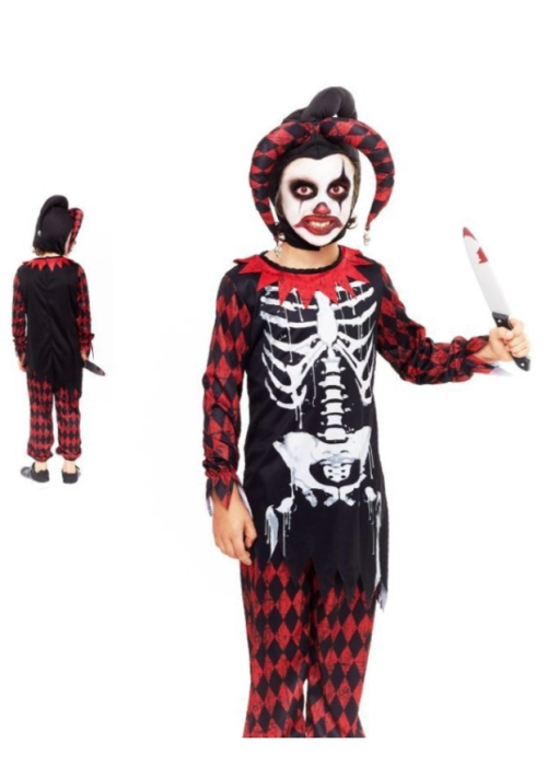 Disfraz De Esqueleto Arlequin Infantil - Disfraces Calaveras y Catrinos