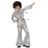 Disfraz de Disco Plata Buzo Infantil