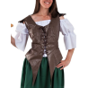 Corpiño medieval guerrera