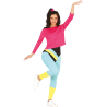 Disfraz de Aerobic rosa mujer