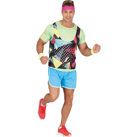 Disfraz de Deportista años 80 hombre
