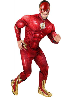 Disfraz de Flash musculoso para adulto