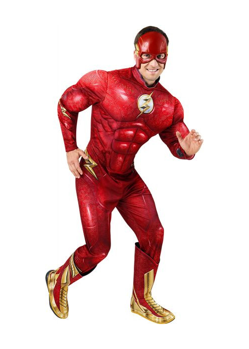 Disfraz de Flash musculoso para adulto