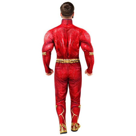 Disfraz de Flash musculoso para adulto
