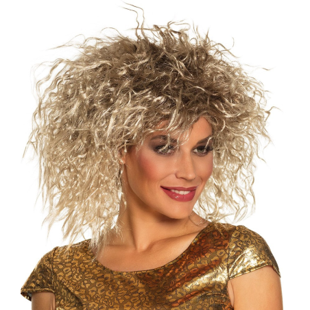 Peluca de Tina Turner Deluxe