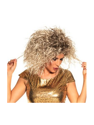 Peluca de Tina Turner Deluxe