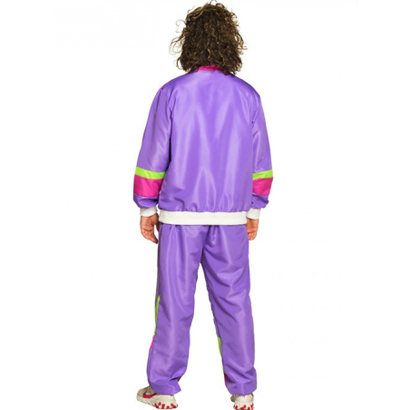 Disfraz de Gimnasta Morado Hombre