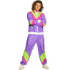 Disfraz de Gimnasta Morado Hombre