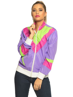 Sudadera morada de los años 80