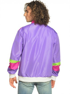 Sudadera morada de los años 80 hombre