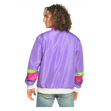 Sudadera morada de los años 80 hombre