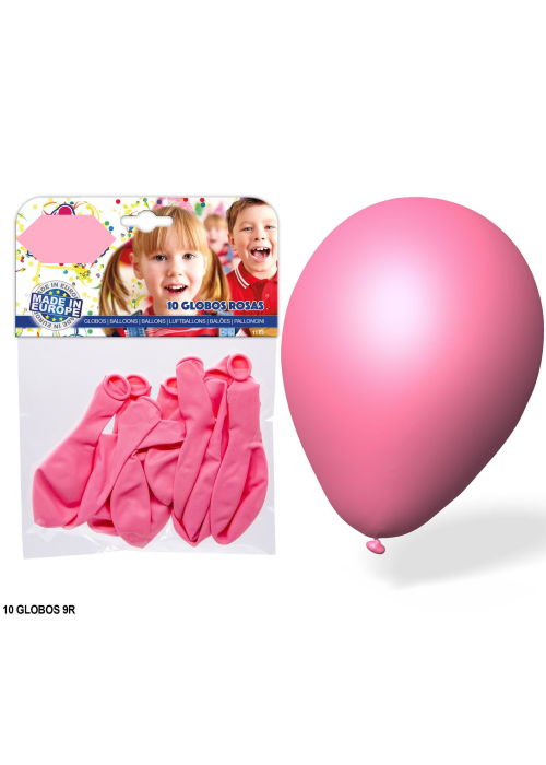 Globos Rosas 10 Unid.