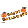 Guirnalda Happy Halloween globos