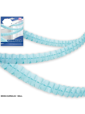 Guirnalda de Papel Azul - Guirnaldas