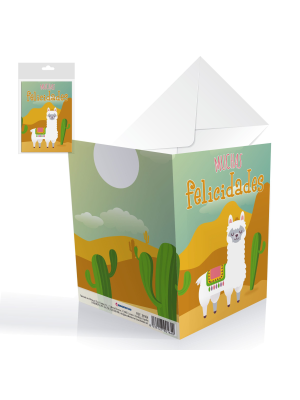 Tarjeta Cumpleaños llama...