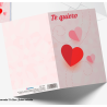 Tarjeta corazón te quiero