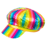 Gorra lentejuelas arcoíris