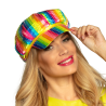 Gorra lentejuelas arcoíris
