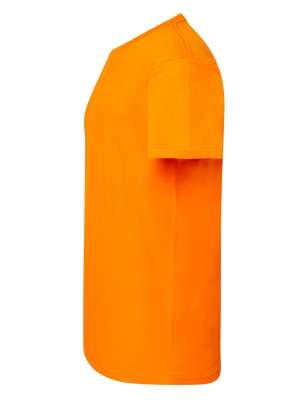 Camiseta Naranja Manga Corta Adulto
