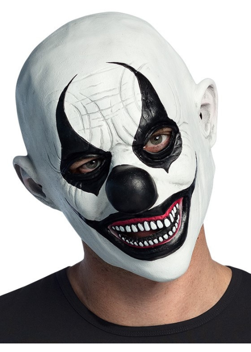 Mascara Payaso Diabolico Negro