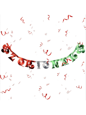 Garland with balloons Congratulations