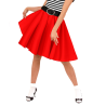 Falda Años 50 Roja - Disfraces de Grease para Mujer