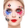 Tatuaje Cara Dangerous Girl Glitter