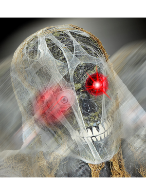 Boneco Esqueleto de Zumbi com Luz