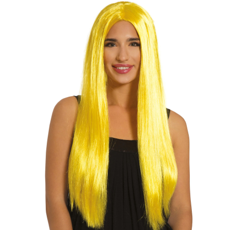 Comprar Perruca Cabellera de color Groc per només 6.00€ – vestit de Botiga en línia