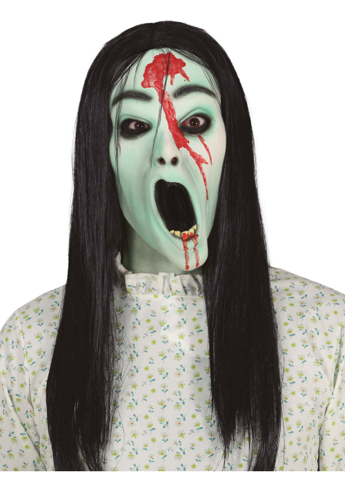Mascara Niña Fantasma con Pelo