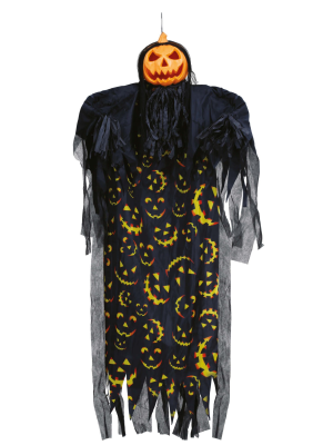 Muñeco Colgante Calabaza con Luz 180cm