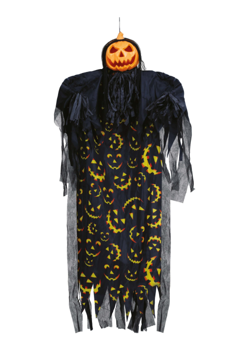 Muñeco Colgante Calabaza con Luz 180cm