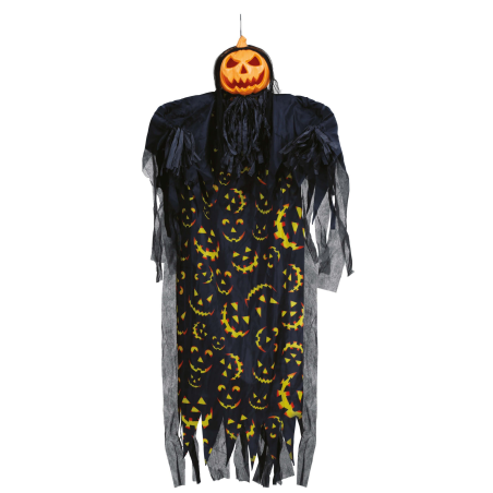 Muñeco Colgante Calabaza con Luz 180cm