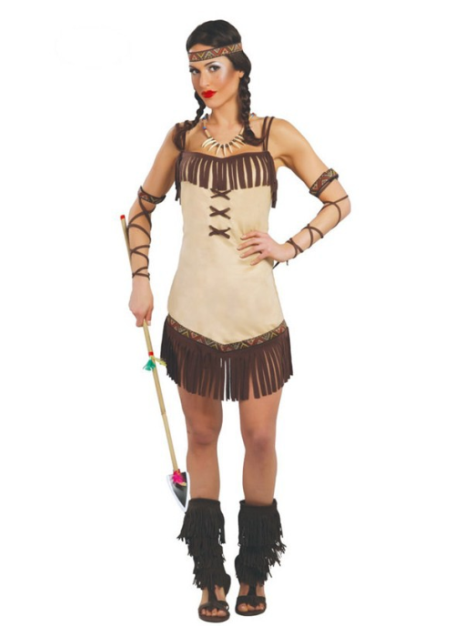 Disfraz de India Miwok - Disfraces de Indios Adultos