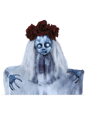 Muñeco Colgante Fantasma con Rosas 100 cm