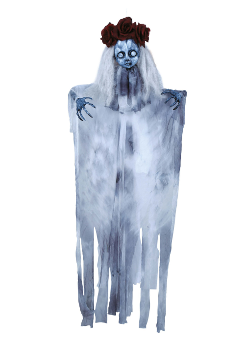 Muñeco Colgante Fantasma con Rosas 100 cm