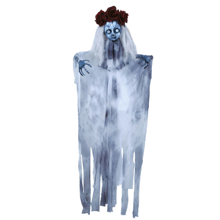 Muñeco Colgante Fantasma con Rosas 100 cm