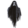 Muñeco Colgante Niña Fantasma Negra 50 cm