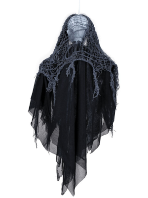 Muñeco Colgante Niña Fantasma Negra 50 cm