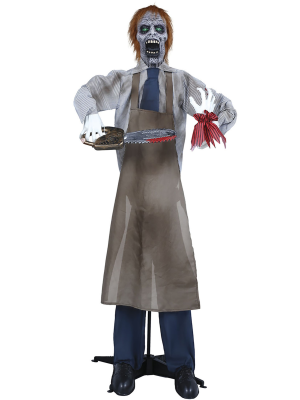 Muñeco Zombie Motosierra 170 cms