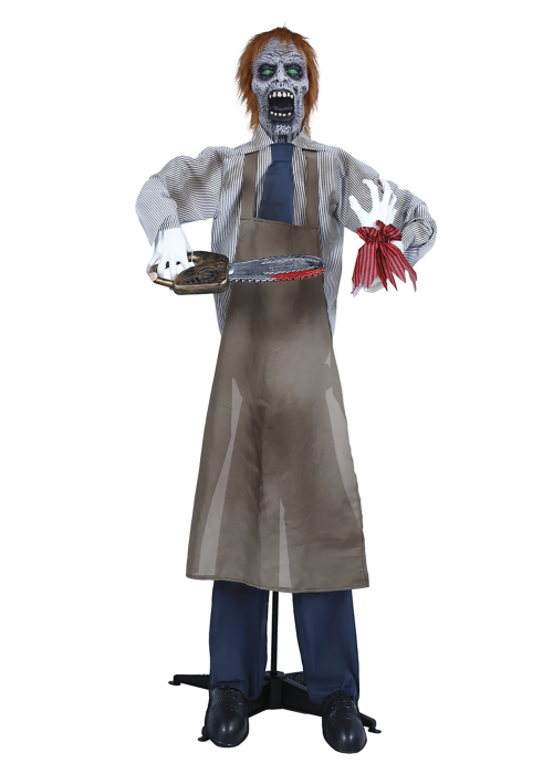 Muñeco Zombie Motosierra 170 cms