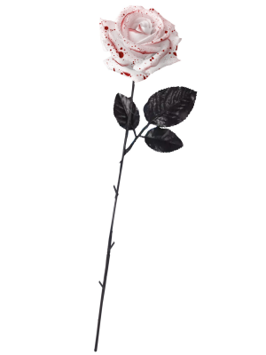 Rosa Blanca con Sangre