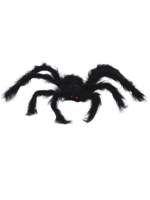 Araña Negra con Pelo 60cm