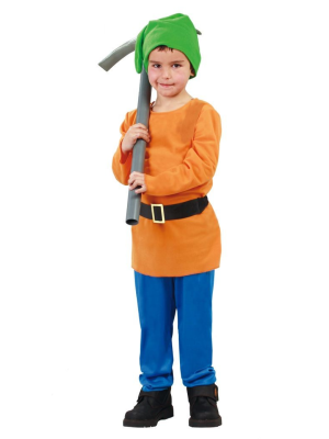 Disfraz de Enanito Naranja Infantil - Disfraces de Princesa de las Nieves infantiles