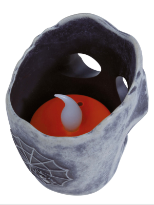 Vela Calavera Led 6 cm